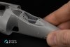Quinta Studio QD48343 Sea Harrier FRS.1 3D-Printed & coloured Interior on decal paper (Kinetic) 1/48